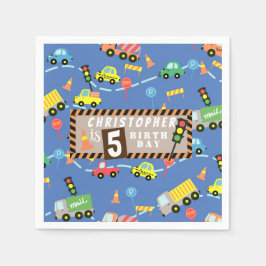 Vervoer Blauw Servet