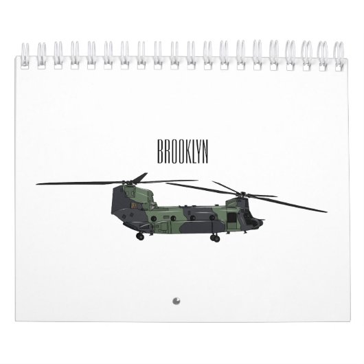 Vervoer cartoon illustratie kalender (Hoes)