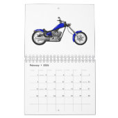 Vervoer cartoon illustratie kalender (Feb 2026)