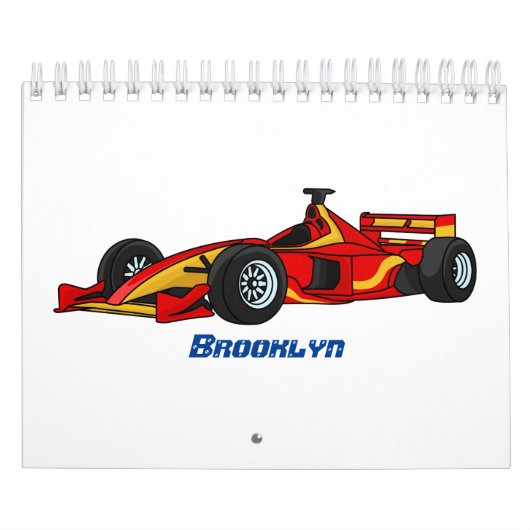 Vervoer cartoon illustratie kalender (Hoes)