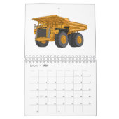 Vervoer cartoon illustratie kalender (Jan 2027)