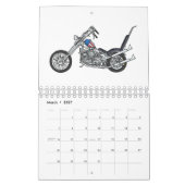 Vervoer cartoon illustratie kalender (Mar 2027)