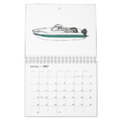 Vervoer cartoon illustratie kalender (Jan 2027)