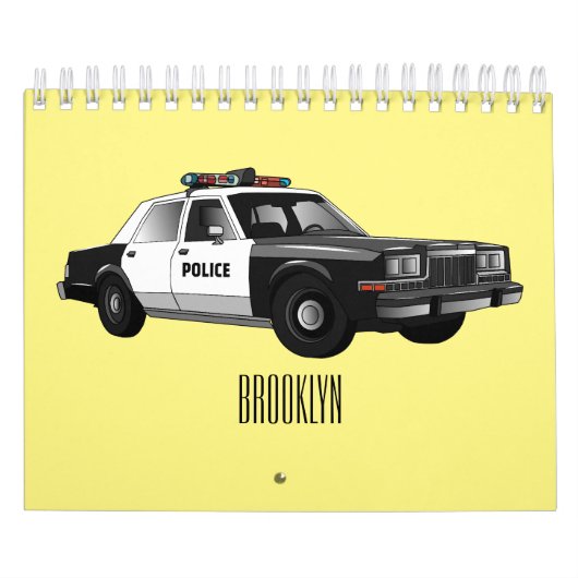 Vervoer cartoon illustratie kalender (Hoes)