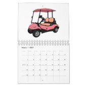 Vervoer cartoon illustratie kalender (Mar 2027)