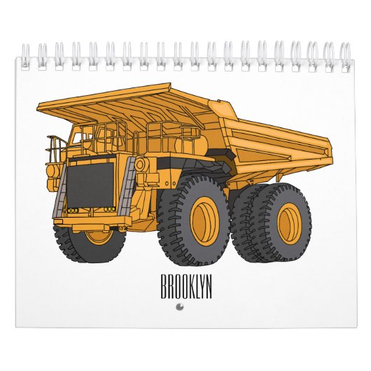 Vervoer cartoon illustratie kalender (Hoes)