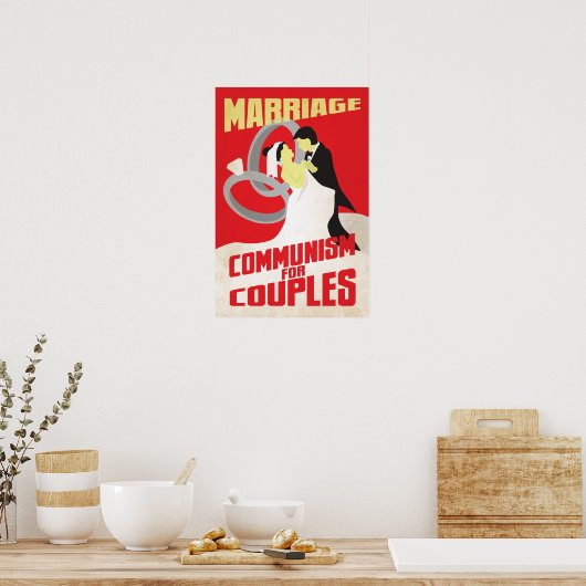 Vervoer: communisme voor paren poster (Keuken)