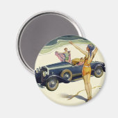 vervoer Converteerbare auto op strand Magneet (Voorkant / Achterkant)