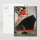 vervoer, cruiseschepen briefkaart (Voorkant / Achterkant)