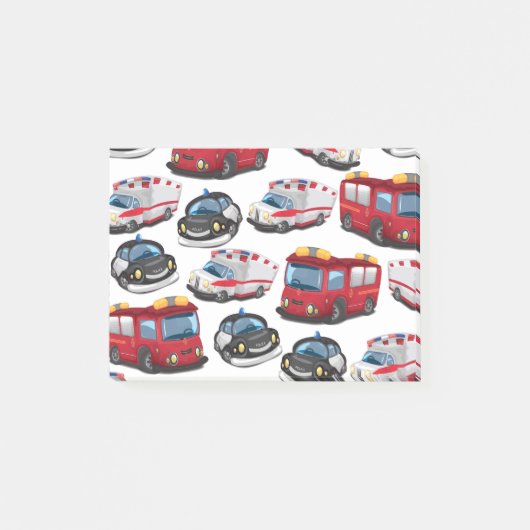 Vervoer door politie, Ambulance en Brandweer. Post-it® Notes (Voorkant)