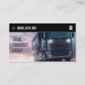 Vervoer en logistiek | Visitekaartje vrachtwagen (Achterkant)