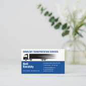 Vervoer en logistiek | Visitekaartje vrachtwagen (Staand voorkant)