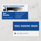 Vervoer en logistiek | Visitekaartje vrachtwagen (Voorkant / Achterkant)