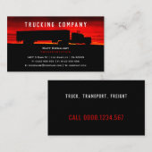 Vervoer en logistiek | Vrachtwagen Visitekaartje (Voorkant / Achterkant)