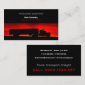 Vervoer en logistiek | Vrachtwagen Visitekaartje (Voorkant / Achterkant)