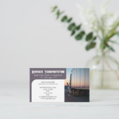 Vervoer en logistiek | Vrachtwagen Visitekaartje (Staand voorkant)