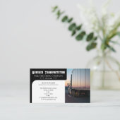 Vervoer en logistiek | Vrachtwagen Visitekaartje (Staand voorkant)