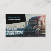 Vervoer en logistiek | Vrachtwagen Visitekaartje (Voorkant)