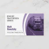 Vervoer en logistiek | Vrachtwagen Visitekaartje (Voorkant)