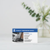 Vervoer en logistiek | Vrachtwagen Visitekaartje (Staand voorkant)