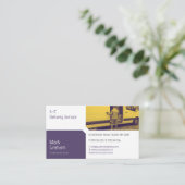 Vervoer en logistiek | Vrachtwagen voor levering Visitekaartje (Staand voorkant)