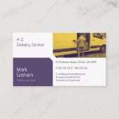 Vervoer en logistiek | Vrachtwagen voor levering Visitekaartje (Voorkant)