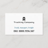 Vervoer en logistiek | Vrachtwagens Visitekaartje (Achterkant)