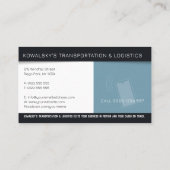 Vervoer en logistiek | Vrachtwagens Visitekaartje (Achterkant)