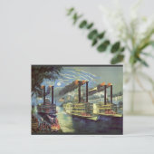 vervoer en reisschepen briefkaart (Staand voorkant)