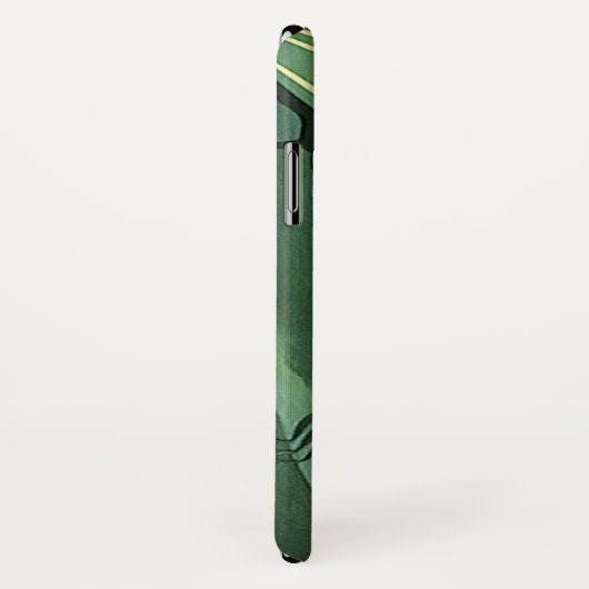 vervoer, groene sneltrein Case-Mate iPhone case (Achterkant / rechts)