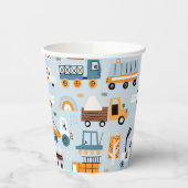 Vervoer Hand getrokken speelgoed auto's Verjaardag Papieren Bekers (Links)