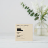 Vervoer in de medische industrie vierkante visitekaartje (Staand voorkant)