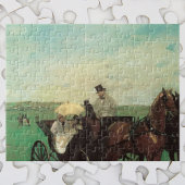 Vervoer in de Reizen door Edgar Degas,  kunst Legpuzzel