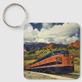 vervoer in het Amerikaanse westen, trein 158 Sleutelhanger (Voorkant)