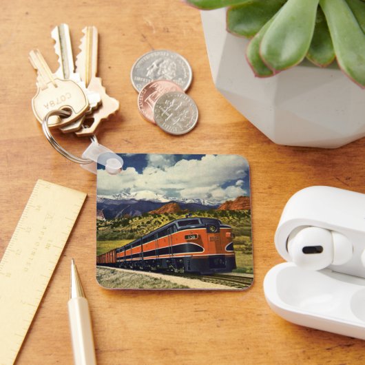 vervoer in het Amerikaanse westen, trein 158 Sleutelhanger (Bureau)