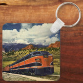  vervoer in het Amerikaanse westen, trein 158 Sleutelhanger (Achterkant)