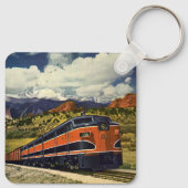 vervoer in het Amerikaanse westen, trein 158 Sleutelhanger (Achterkant)