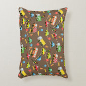 Vervoer Jongens Bruin Accent Kussen (Voorkant(Verticaal))