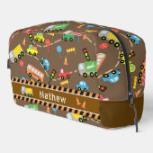 Vervoer Jongens Bruin Toilettasje (Rechterhoek)