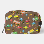 Vervoer Jongens Bruin Toilettasje (Achterkant)