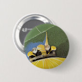  vervoer, koplampen van een auto ronde button 5,7 cm (Voorkant /achterkant)