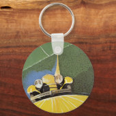  vervoer, koplampen van een auto sleutelhanger (Voorkant)