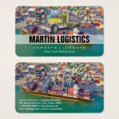 Vervoer | Logistiek | Containerhaven Visitekaartje (Voorkant /achterkant)