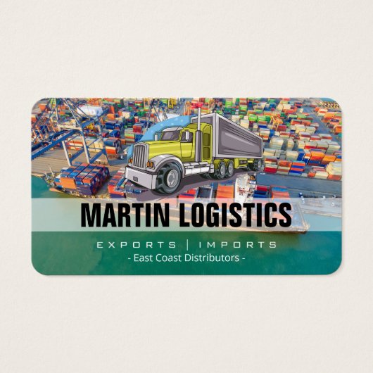 Vervoer | Logistiek | Containerhaven Visitekaartje (Voorkant)