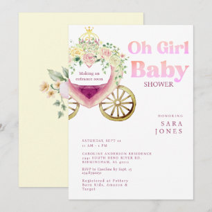 Vervoer Making A Entree Binnenkort Baby shower II Kaart