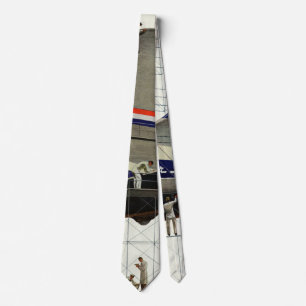 vervoer, onderhoud voor vliegtuigen stropdas