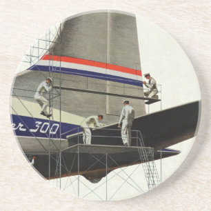 vervoer, onderhoud voor vliegtuigen zandsteen onderzetter