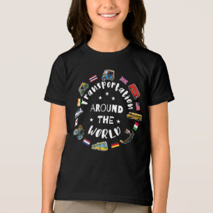 Vervoer over de hele wereld Tri-Blend shirt