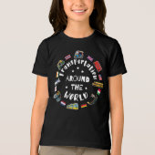 Vervoer over de hele wereld Tri-Blend shirt (Voorkant)