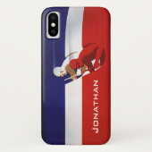  vervoer, patriottische racewagens Case-Mate iPhone case (Achterkant)